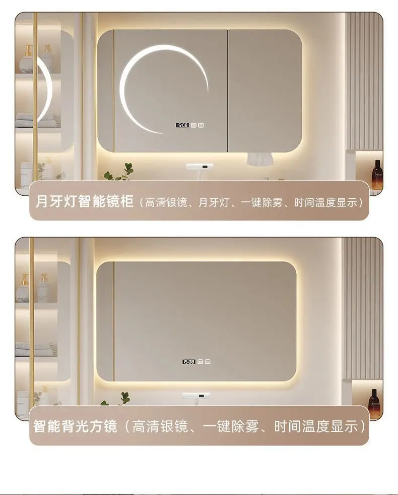 Spiegel Schwimmender Badezimmerschrank Waschbecken Schublade Regale Eitelkeit Badezimmerschrank Moderne Aufbewahrung Armoire De Rangement Zubehör