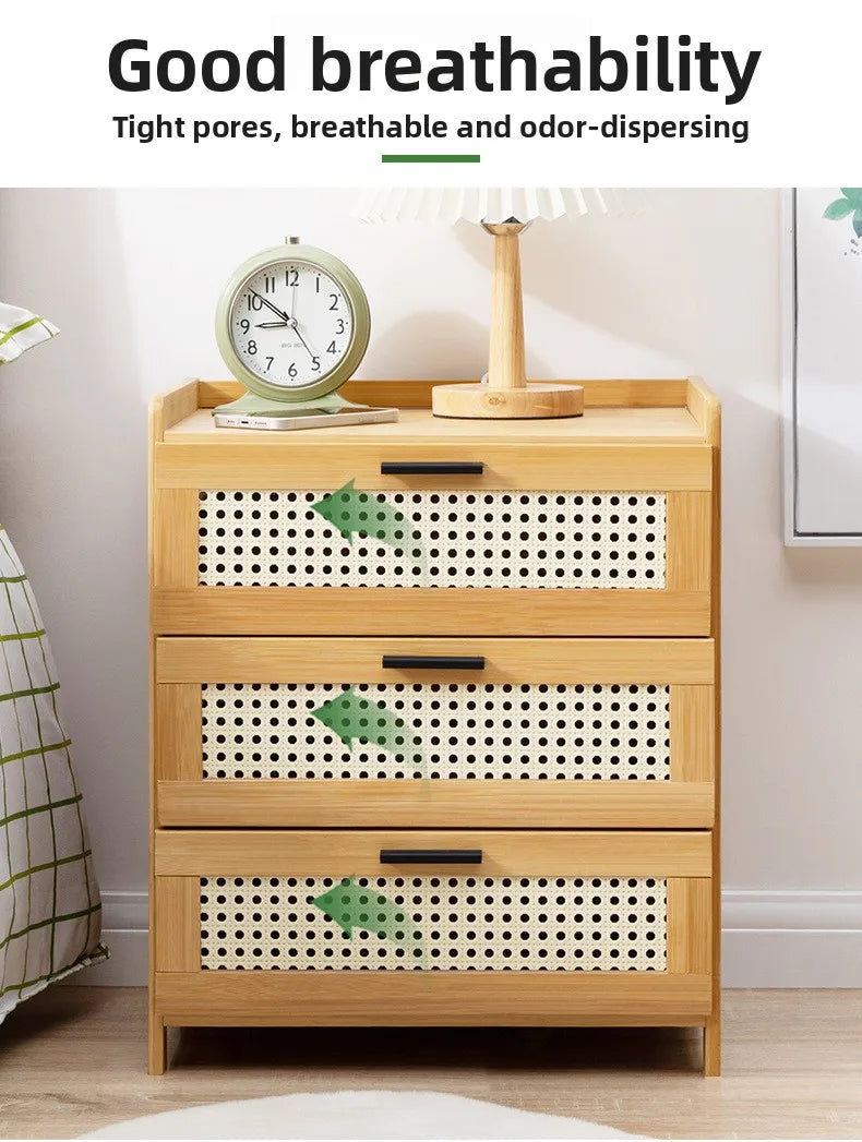 Schlafzimmer-Nachttisch, Schubladenschrank im Familien-Wohnzimmer-Stil, Snack-Aufbewahrungsschrank, Aufbewahrungsbox, Sofa-Beistelltisch
