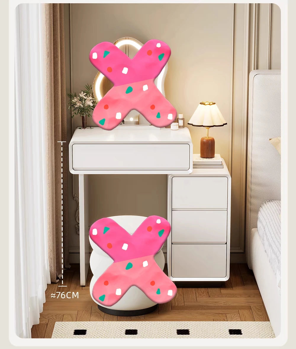 Schlafzimmer Frauen Schminktisch Luxus Holz Lagerung Spiegel Frisur Schminktisch Hause Weiß Muebles De Dormitorio Möbel