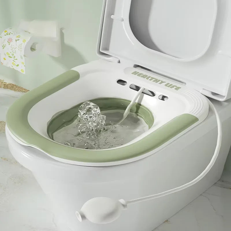 Klappbares Toilettensitzbad für schwangere Frauen, spezielles Waschbecken, Badewanne, Einweichen für schwangere Frauen, Hämorrhoiden-Patientenpflegebecken