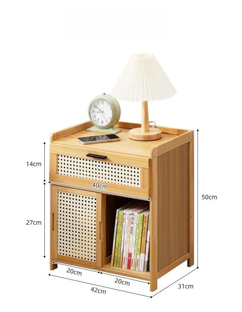 Schlafzimmer-Nachttisch, Schubladenschrank im Familien-Wohnzimmer-Stil, Snack-Aufbewahrungsschrank, Aufbewahrungsbox, Sofa-Beistelltisch