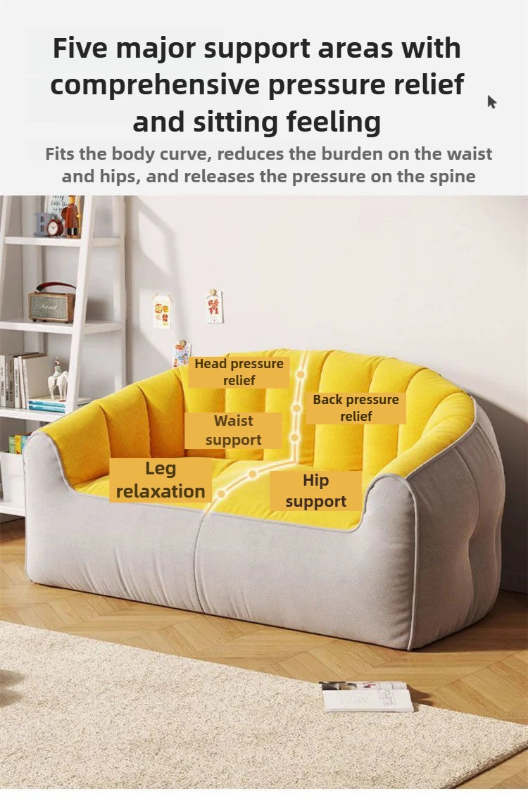 Moderne Wohnzimmersofas, bequemes, entspannendes, faules Sofa, tragbare Puffs-Sofas, Schlafzimmer, Luxus-Sofa, Inneneinrichtung, ästhetische Möbel