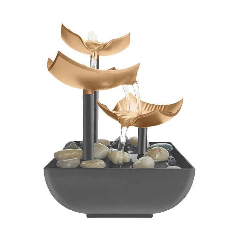Büro-Heimdekoration, Wasserbrunnen, Innenwasserfall für Innendekoration, Büro, Zuhause, Tischplatte, Feng Shui, Wasserlandschaft