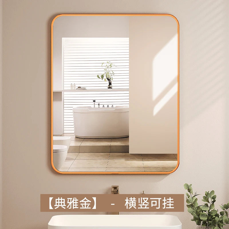 Badezimmer Luxus Spiegel Moderne Designer Ästhetische Nette Chinesische Rechteck Spiegel Mode Universal Dekoracyjne Lustra Room Decor