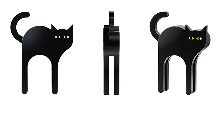 Schwarze Katze Dekoration Wand Desktop nordischen Ins Stil kreative Zuhause modernen Stil Schlafzimmer Wohnzimmer Couch tisch Wohn accessoires