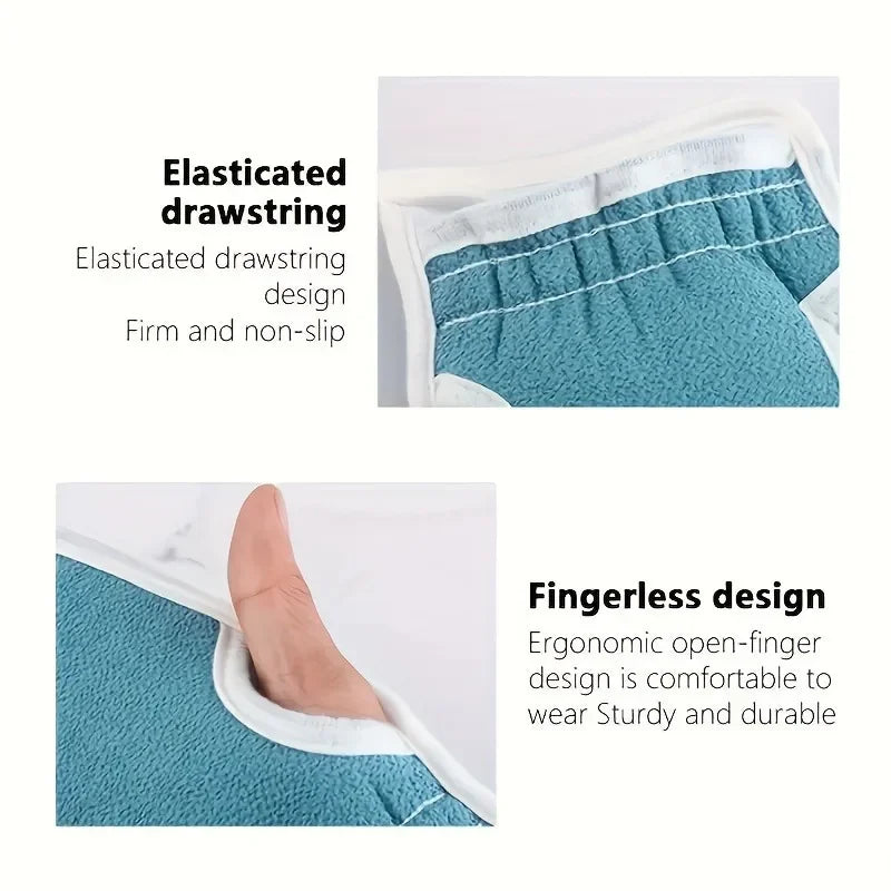 Badetuch-Duschset, dreiteiliges Set, verdicktes Badekugel-Kombinationsset zum Schlammreinigung, Rückzugsstreifen, langes Handtuch auf der Rückseite