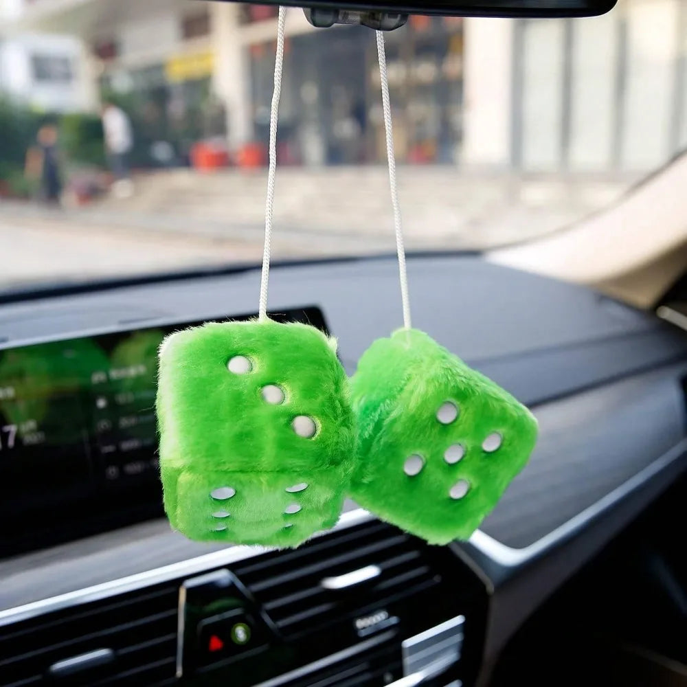 Würfel Design Auto hängen Ornament Retro Auto Spiegel hängen Zubehör für Auto Dekoration