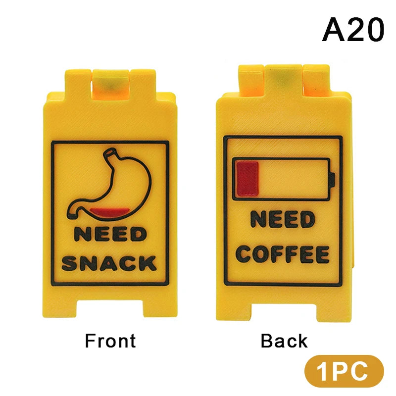 Humorvolles Büro-Schreibtischschild – „Kaffee, dünne Arbeit“ „Busy“ Home Office Desktop-Dekoration Unisex Kollegen-Geschenk, multifunktional