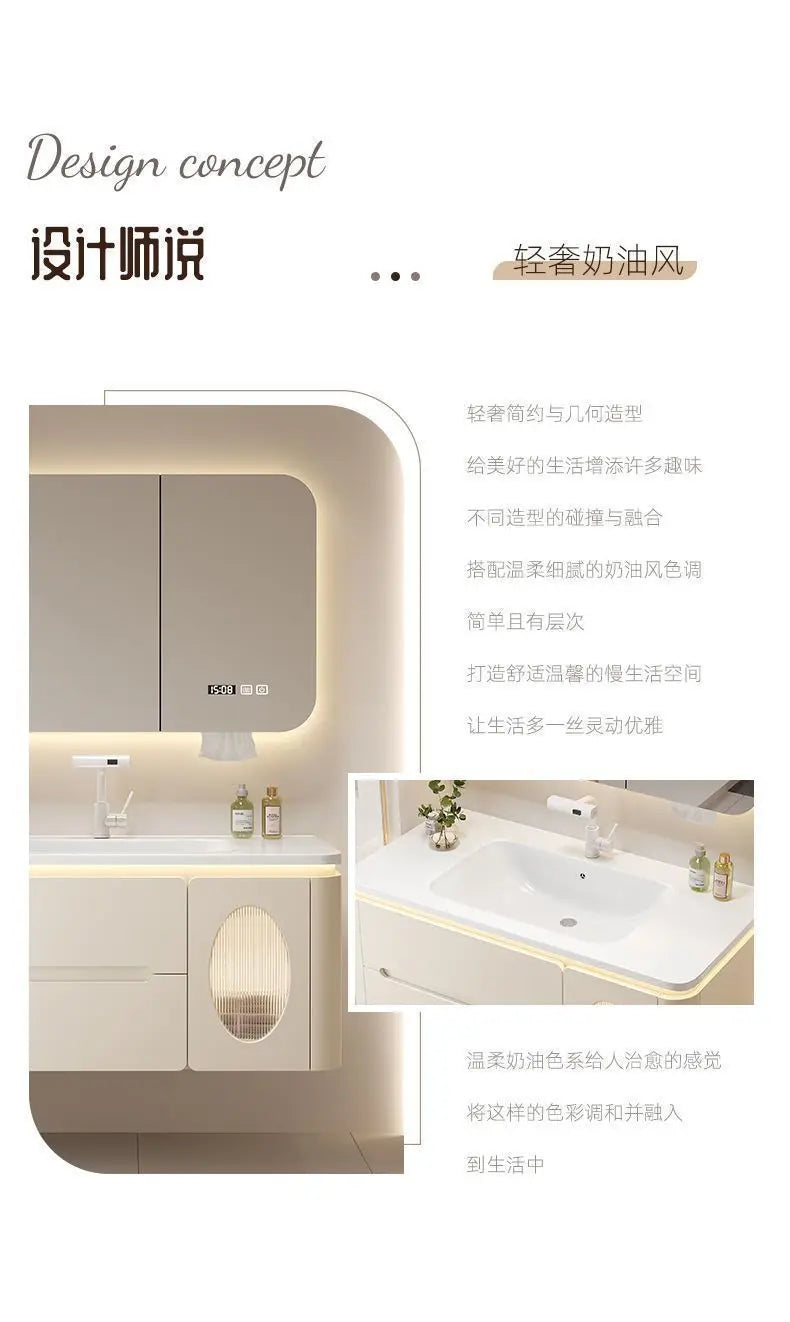 Spiegel Schwimmender Badezimmerschrank Waschbecken Schublade Regale Eitelkeit Badezimmerschrank Moderne Aufbewahrung Armoire De Rangement Zubehör