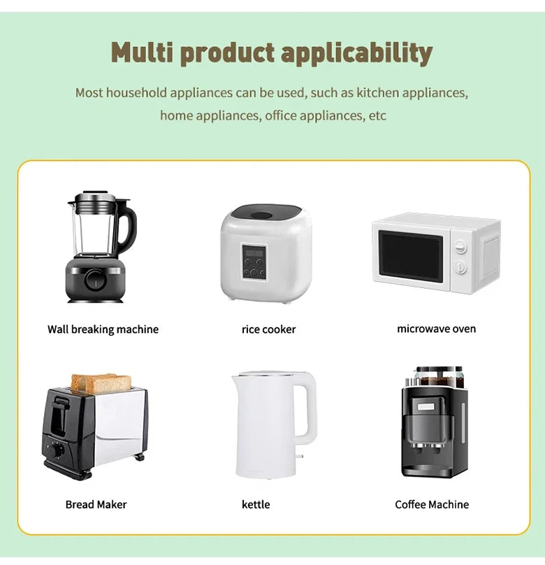 Cord Organizer for Kitchen Appliances, Fixed Power Cord Organizer for Household, Cable and Wire Management, Home Storage Tools