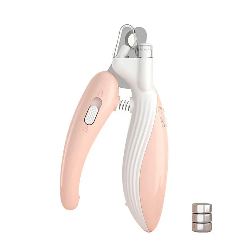 Professioneller Nagelknipser für Haustiere mit LED-Licht, Fellschere für Haustiere, für Hunde, Katzen, kleine Tiere, Pfotennageltrimmer, Heimtierbedarf