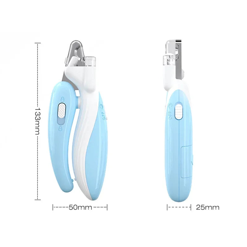 Professioneller Nagelknipser für Haustiere mit LED-Licht, Fellschere für Haustiere, für Hunde, Katzen, kleine Tiere, Pfotennageltrimmer, Heimtierbedarf