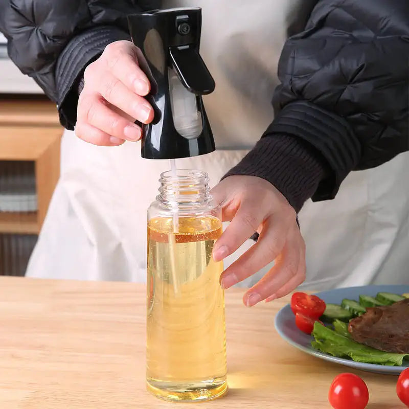 Oil Spray Bottle Spray Household Kitchen Spray Olive Oil Grill Fat Control Food Grade Glass Oil Spray Pot