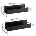 2 Stück magnetisches Lagerregal für Haushalt, Küche, Kühlschrank, Waschmaschine, seitlich hängendes Lagerregal, multifunktionale Lagerung