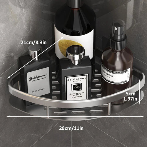 Badezimmer regal keine Bohr regale Wand halterung Eck regal Dusch halter für WC Shampoo Organizer Bad zubehör