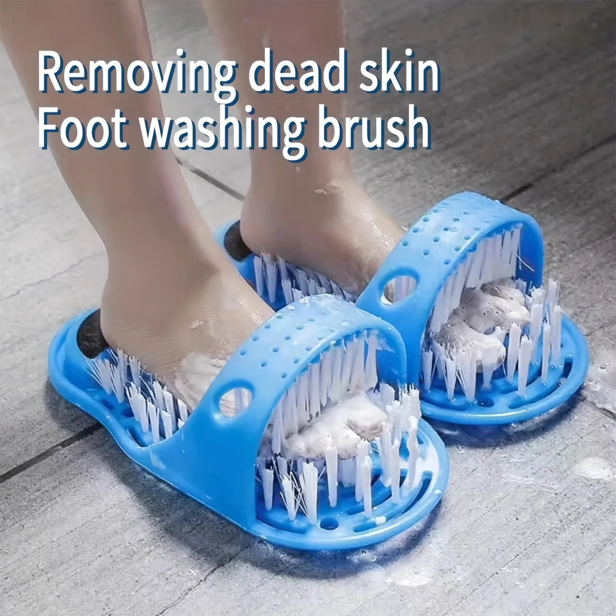 Hohe Zuverlässigkeit Dusche Fuß Reiniger Fuß Waschen Pinsel Fuß Peeling Massage Dead Skin Remover Mit Saugnapf für Baden Hotels