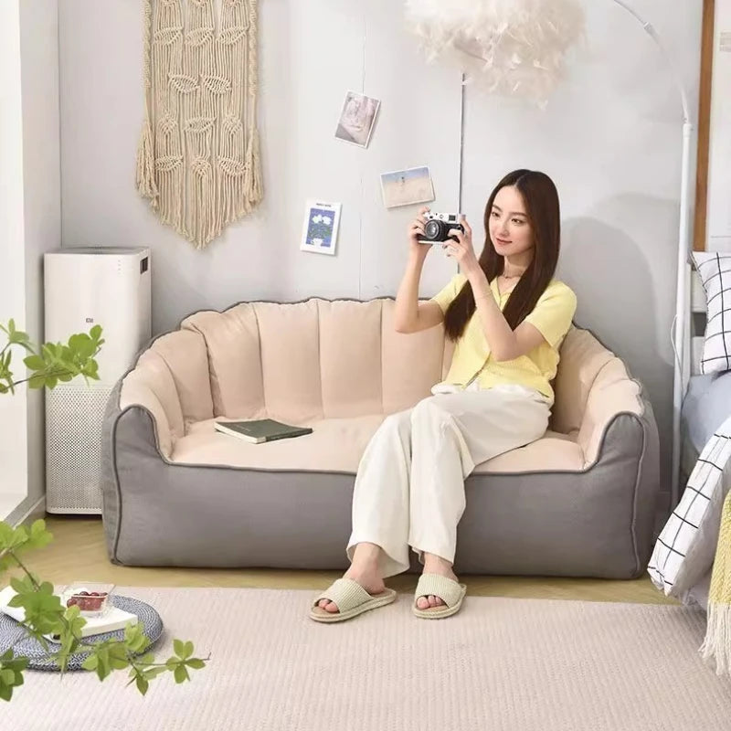 Moderne Wohnzimmersofas, bequemes, entspannendes, faules Sofa, tragbare Puffs-Sofas, Schlafzimmer, Luxus-Sofa, Inneneinrichtung, ästhetische Möbel
