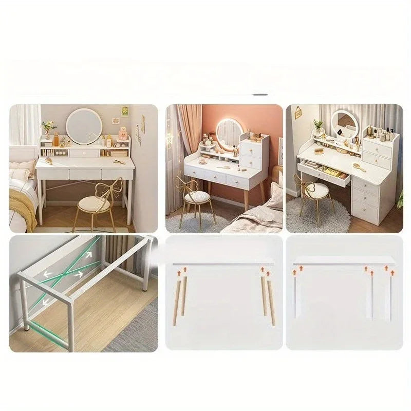 Kommode, Schlafzimmer, einfach, modern, kleine Wohnung, Schminktisch, Schminktisch, Schminktisch, klein, 2025, leicht, luxuriös, neu