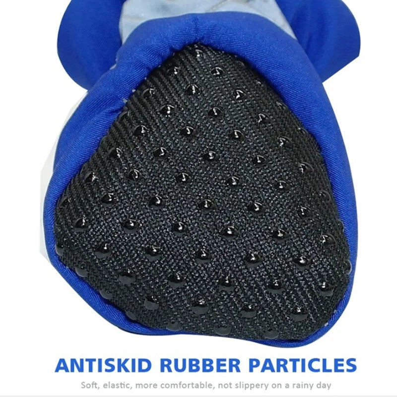 4 teile/satz Wasserdichte Haustier Hund Schuhe Anti-slip Regen Stiefel Schuhe für Kleine Katzen Hunde Welpen Hund Haustier Booties pet Pfote Zubehör