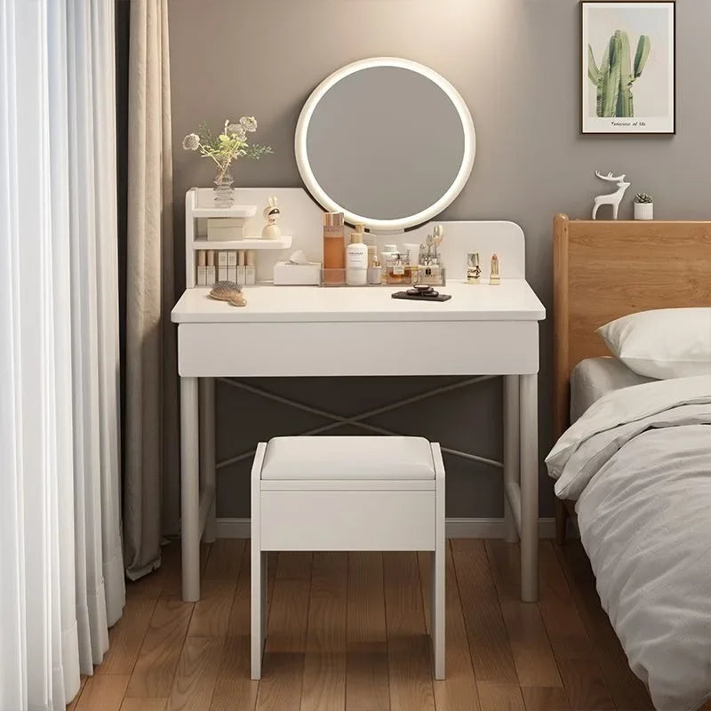 Kommode, Schlafzimmer, einfach, modern, kleine Wohnung, Schminktisch, Schminktisch, Schminktisch, klein, 2025, leicht, luxuriös, neu
