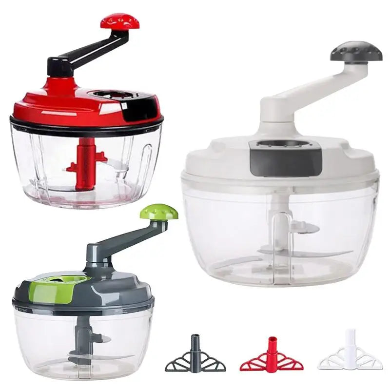 Gemüseschneider, Zerkleinerer, Zerkleinerer, manueller Fleisch- und Gemüsehacker, Mühle, Obstsalat-Hersteller, Fleischwolf, manueller Handmixer