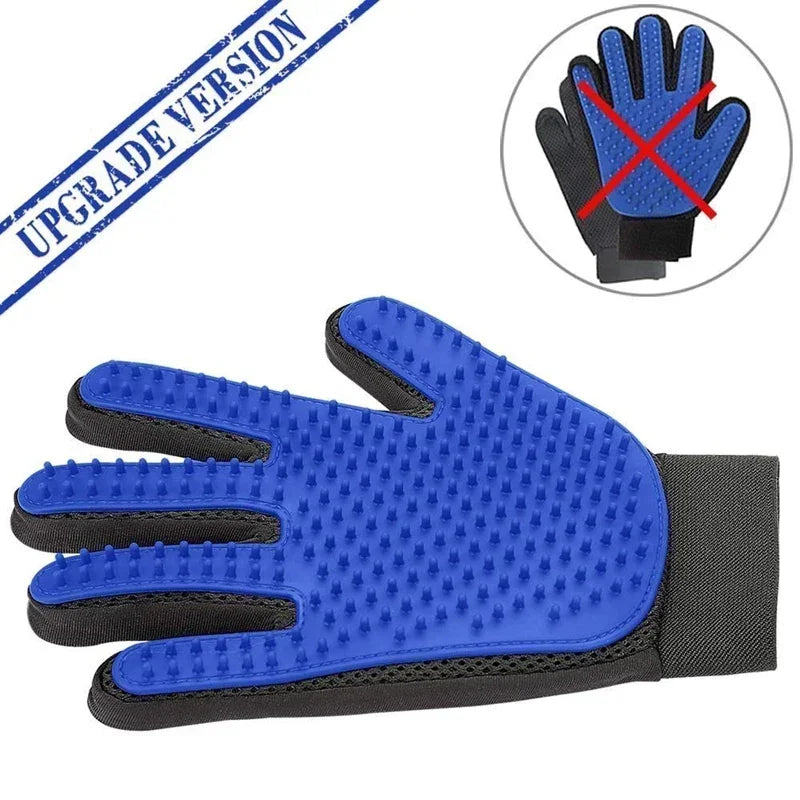 Silikon-Haustierpflegehandschuhe, Katzenhaarbürste und Kammhandschuhe zum Baden von Hunden, Reinigung, Haarentfernung für Hunde, Zubehör für den Tiergebrauch