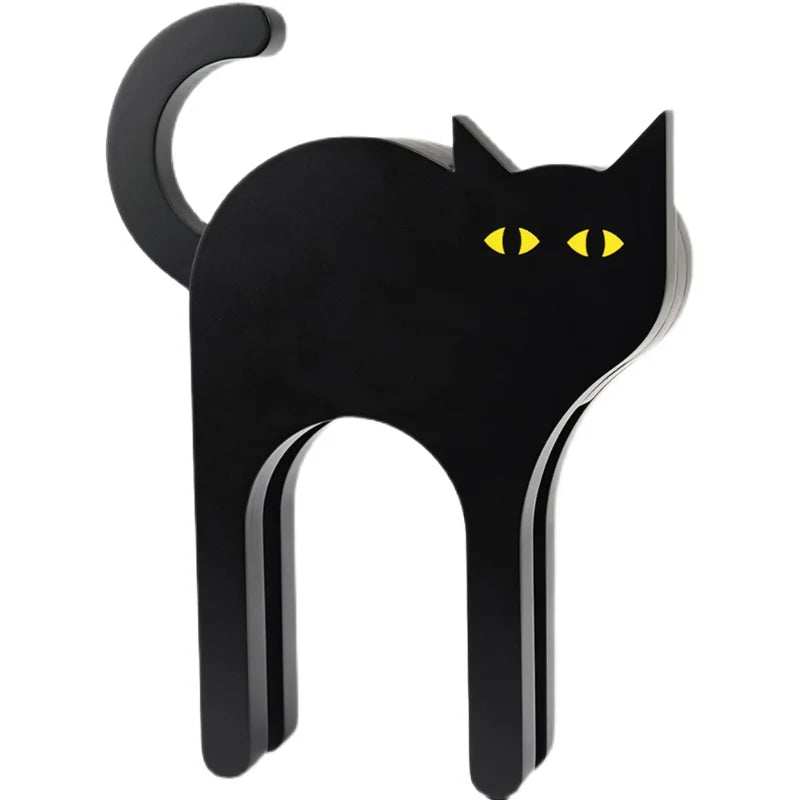 Schwarze Katze Dekoration Wand Desktop nordischen Ins Stil kreative Zuhause modernen Stil Schlafzimmer Wohnzimmer Couch tisch Wohn accessoires