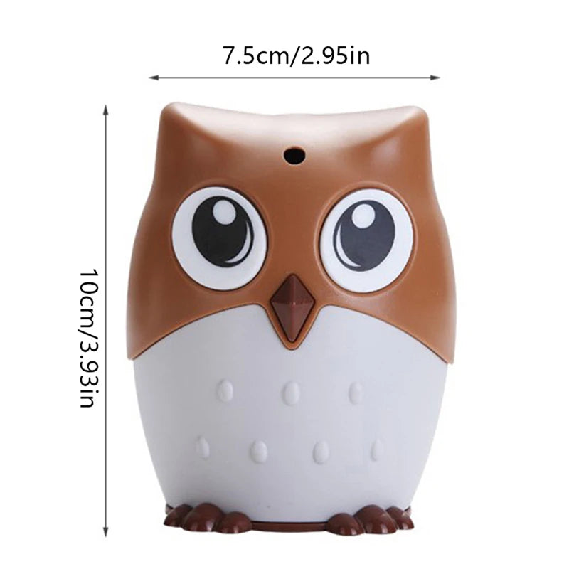 Cute Cartoon Owl Toothpick Holder Desktop Automatic Toothpick Dispenser Toothpick Container Family Bar Accessories