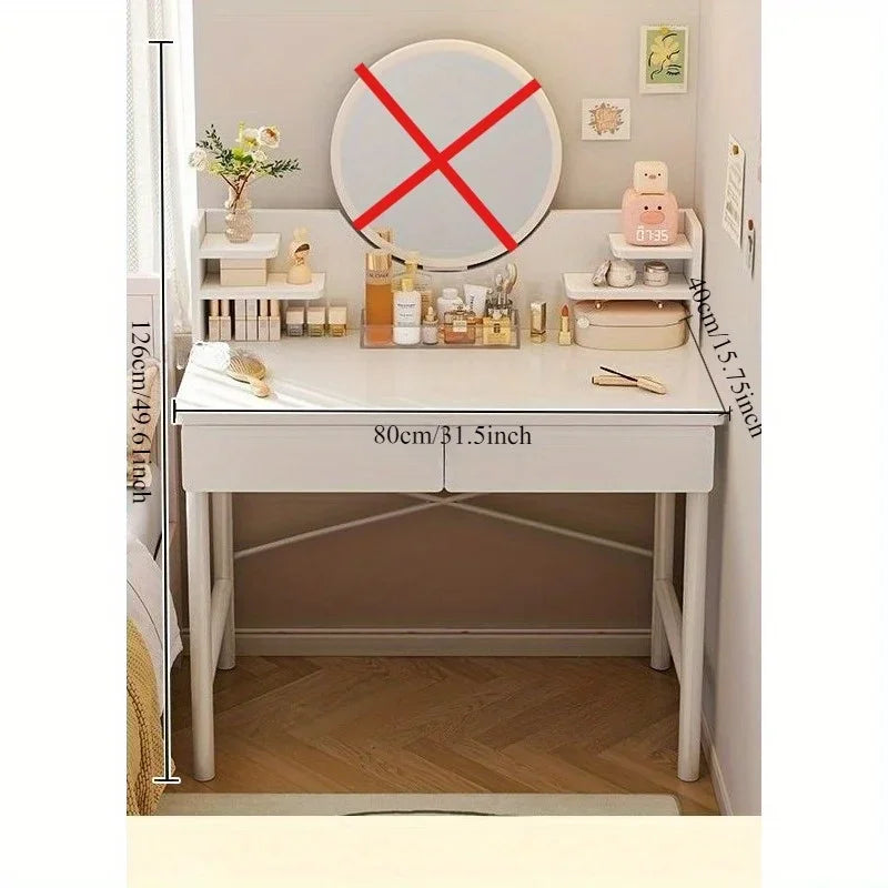 Kommode, Schlafzimmer, einfach, modern, kleine Wohnung, Schminktisch, Schminktisch, Schminktisch, klein, 2025, leicht, luxuriös, neu