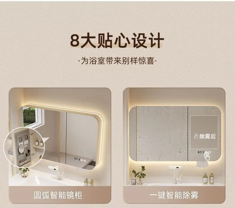 Spiegel Schwimmender Badezimmerschrank Waschbecken Schublade Regale Eitelkeit Badezimmerschrank Moderne Aufbewahrung Armoire De Rangement Zubehör