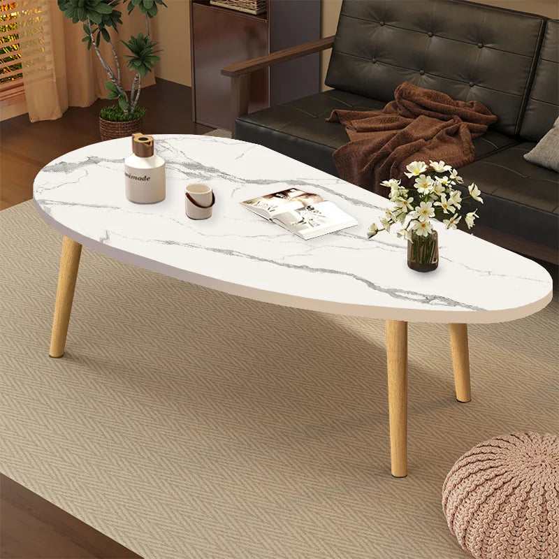 Couchtisch für Mietwohnungen Kleiner Tisch Wohnzimmer Zuhause Moderner Einfacher Cremefarbener Stil Schlafzimmer
