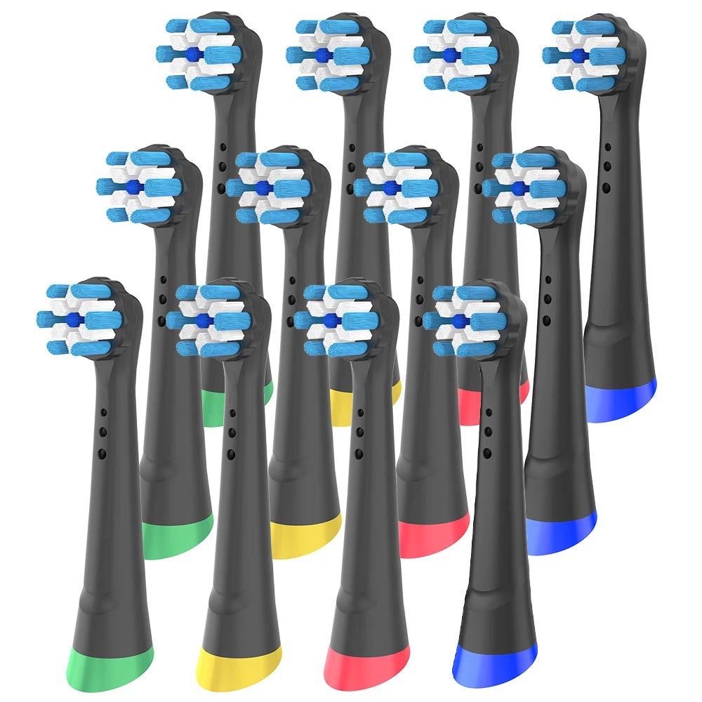 4 8 12er-Pack Zahnbürstenköpfe, kompatibel mit Oral B iO 2/3/4/5/6/7/8/9/10 Serie Ersatzbürstenköpfen für elektrische Zahnbürsten