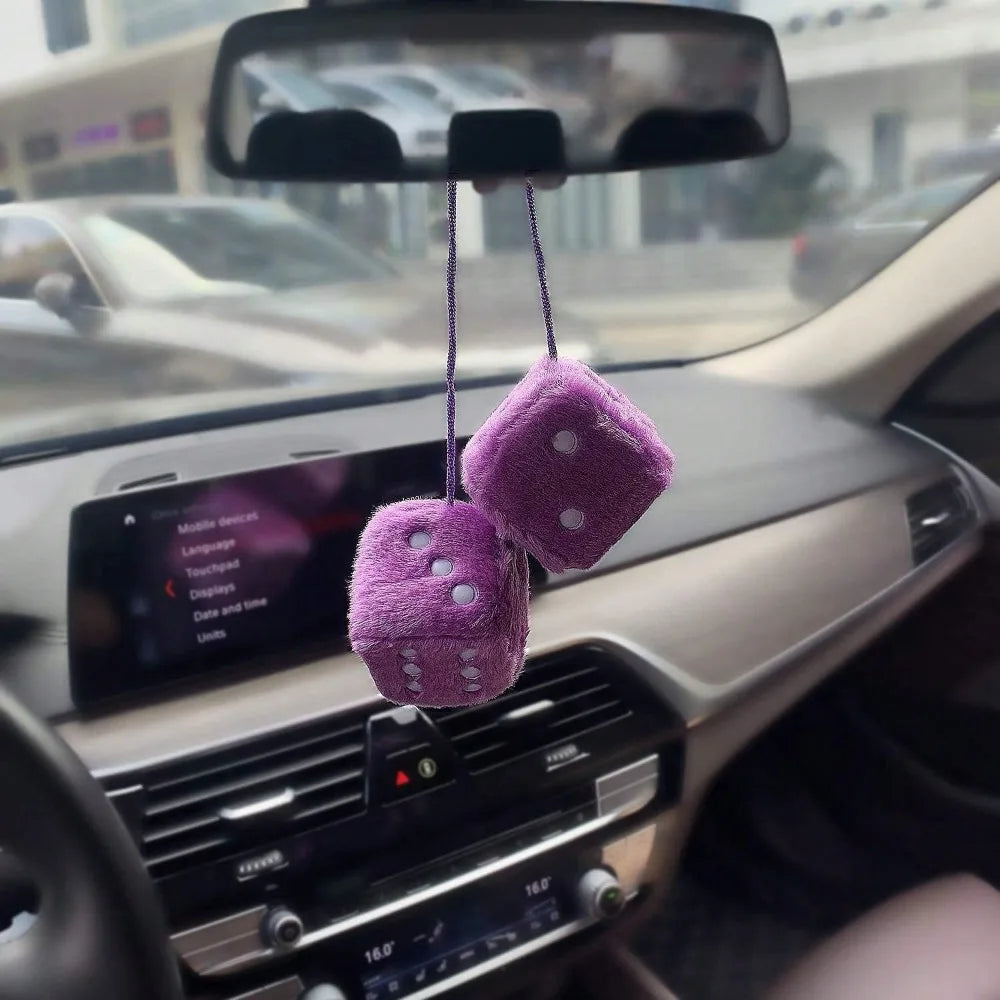 Würfel Design Auto hängen Ornament Retro Auto Spiegel hängen Zubehör für Auto Dekoration