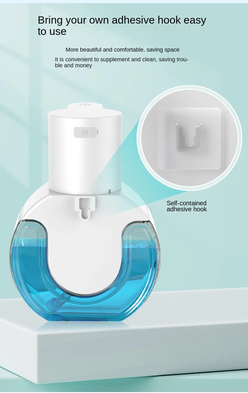 Inteligentny dozownik do mydła, 420 ml, bezdotykowy czujnik ruchu, urządzenie do mycia rąk, ścienny dozownik mydła w płynie, model na płyn/pianę