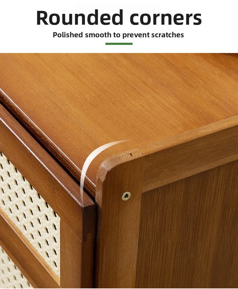 Schlafzimmer-Nachttisch, Schubladenschrank im Familien-Wohnzimmer-Stil, Snack-Aufbewahrungsschrank, Aufbewahrungsbox, Sofa-Beistelltisch