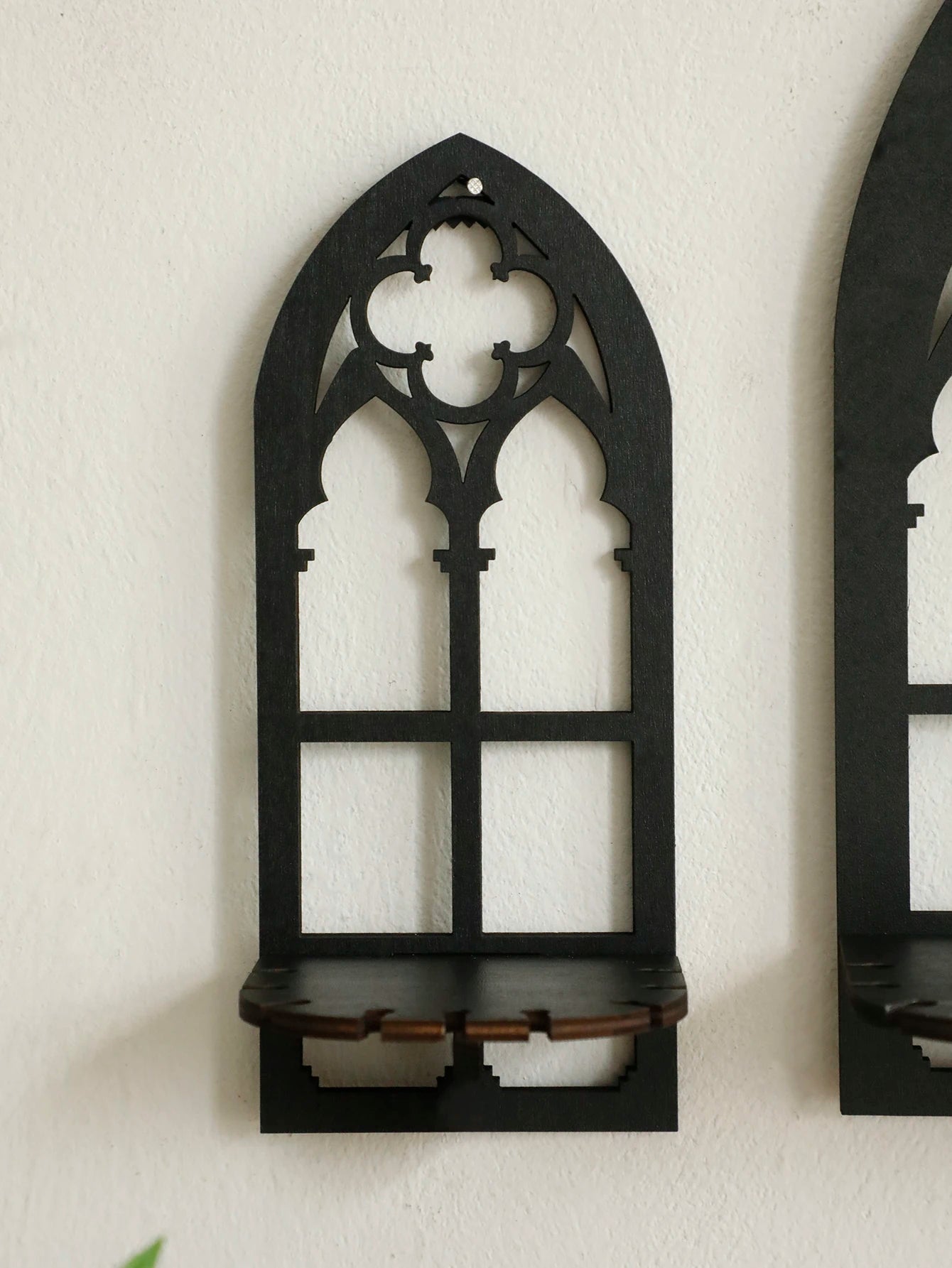 Gotische hölzerne hohle Wand dekoration Wand dekoration für Vintage Kathedrale Bogen rahmen Goth Raum dekor rustikale gruselige dekorative Geschenk