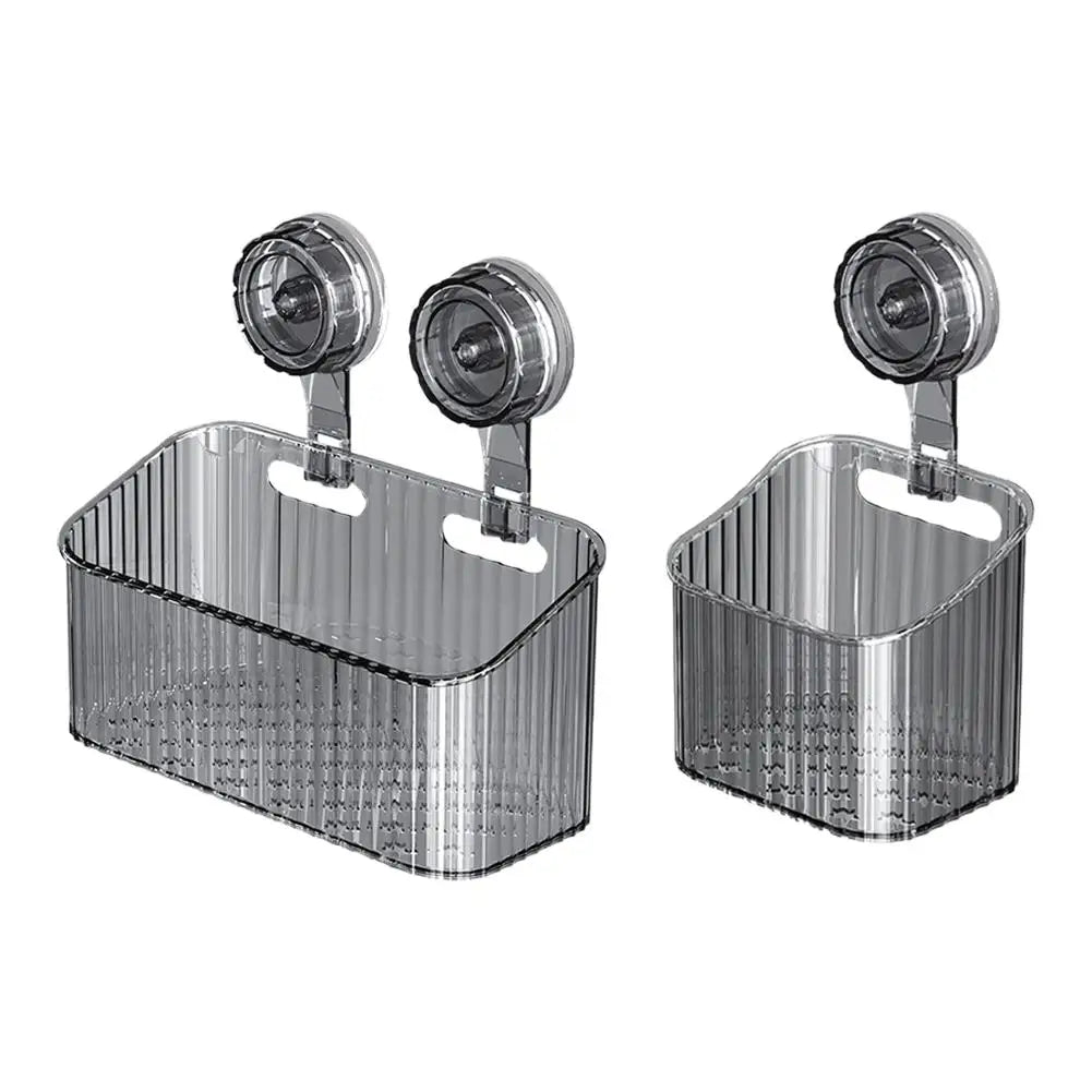 Dusche Saugnapf Regal Korb Punch-freies Lagerung Halter Installation Badezimmer Organizer Lagerung Rotierenden zu Saugen Entfernen