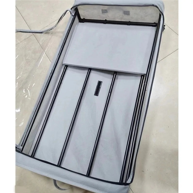 Unterbett-Aufbewahrungsbox mit Rollen Staubdichtes Aufbewahrungsregal Einfache Kleider- und Schuhaufbewahrungsbox Schlafzimmer-Organizer