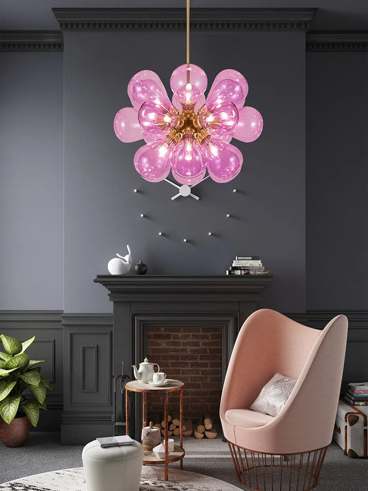 Neue Kinderzimmer Schlafzimmer Designer Glas Kronleuchter Moderne Minimal Wohnzimmer Restaurant Anhänger Lampe Wohnkultur LED Licht