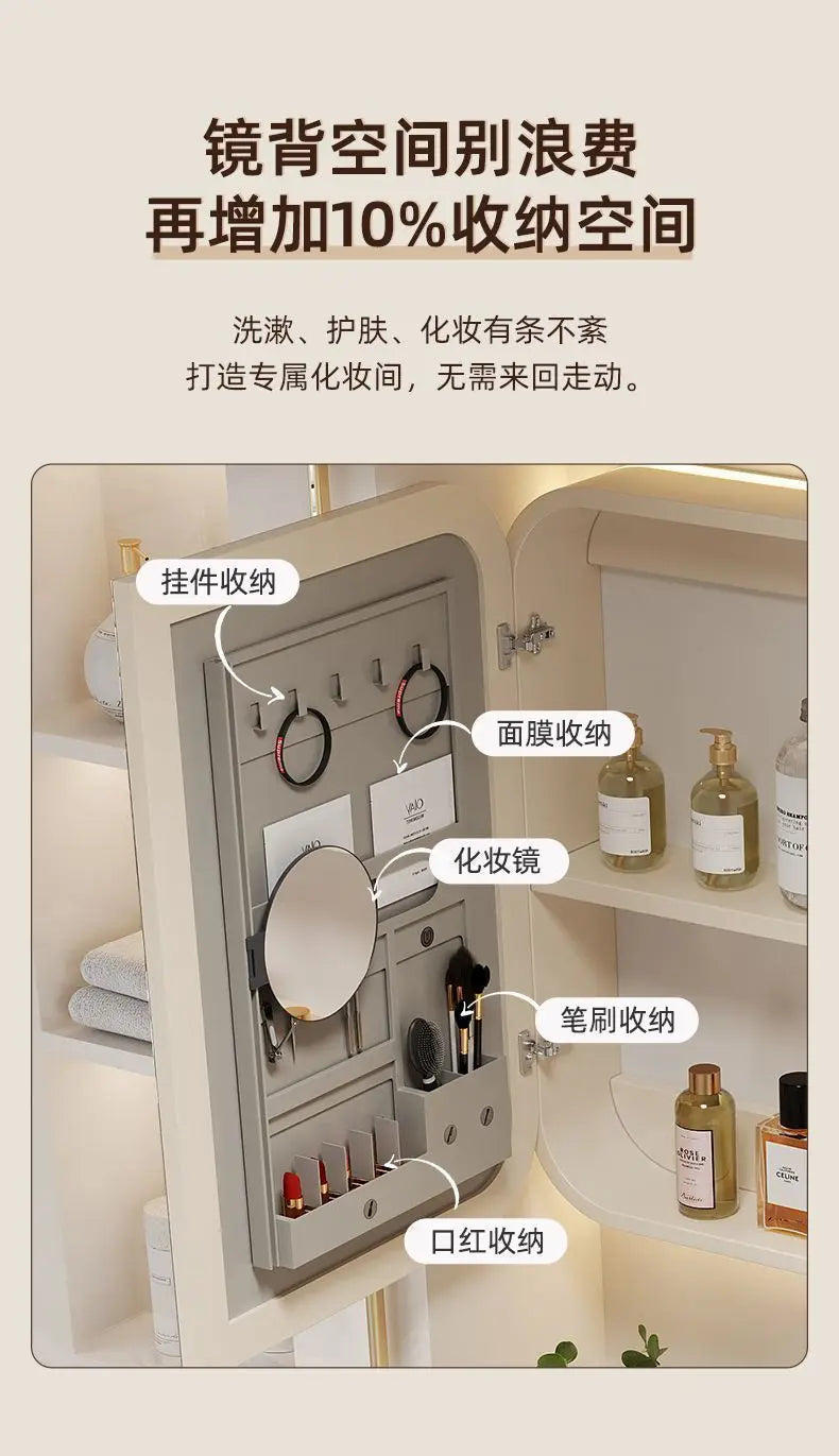 Spiegel Schwimmender Badezimmerschrank Waschbecken Schublade Regale Eitelkeit Badezimmerschrank Moderne Aufbewahrung Armoire De Rangement Zubehör