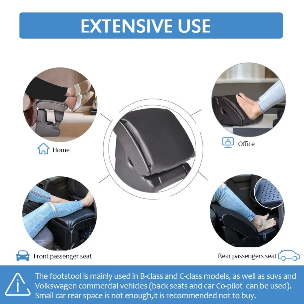 Home Office unter dem Schreibtisch, Auto-Fußstütze, ergonomischer Fußhocker, winkelverstellbare Fußstütze mit 3 Funktionsmodi