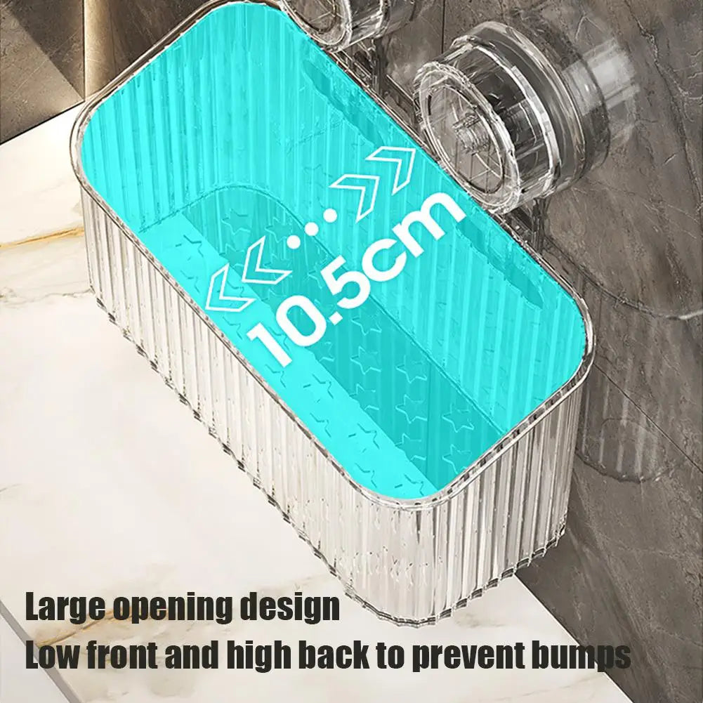 Dusche Saugnapf Regal Korb Punch-freies Lagerung Halter Installation Badezimmer Organizer Lagerung Rotierenden zu Saugen Entfernen