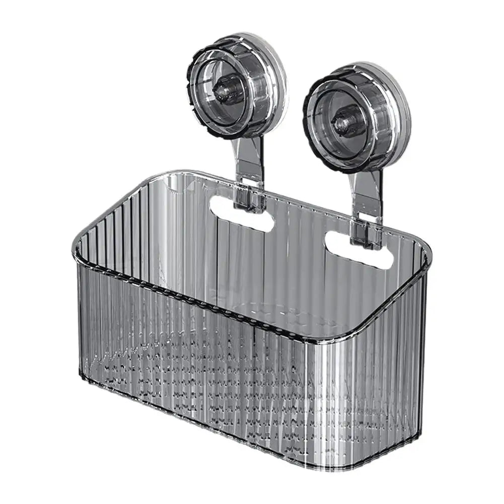 Dusche Saugnapf Regal Korb Punch-freies Lagerung Halter Installation Badezimmer Organizer Lagerung Rotierenden zu Saugen Entfernen