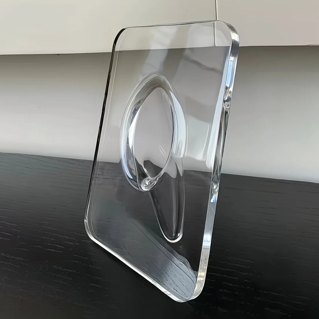 Art-Deco-Stil Acryl harz Knospe Vase-geometrische transparente längliche Blumenvase-kreative Bilderrahmen Design