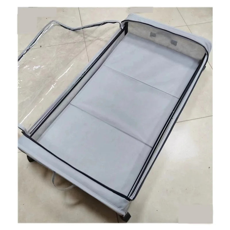Bettboden-Aufbewahrungsbox mit Rollen, unter dem Bett, staubdichter Organizer für Kleidung, Schuhe, Zuhause, Schlafzimmer, schlichtes Design, rollende Schublade