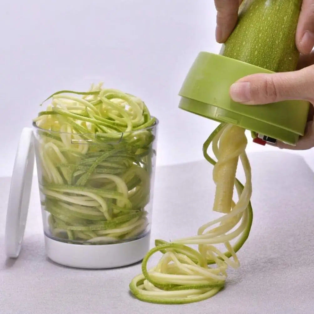 Vegetable Slicer Manual Spiral Slicer Kitchen Helper for Carrots Cucumbers Veggetti