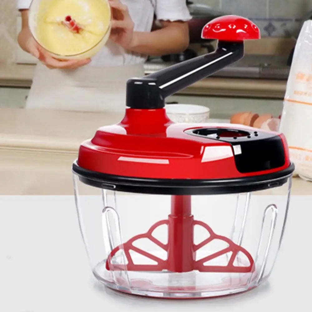 Gemüseschneider, Zerkleinerer, Zerkleinerer, manueller Fleisch- und Gemüsehacker, Mühle, Obstsalat-Hersteller, Fleischwolf, manueller Handmixer