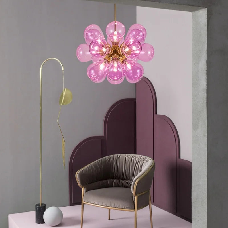 Neue Kinderzimmer Schlafzimmer Designer Glas Kronleuchter Moderne Minimal Wohnzimmer Restaurant Anhänger Lampe Wohnkultur LED Licht