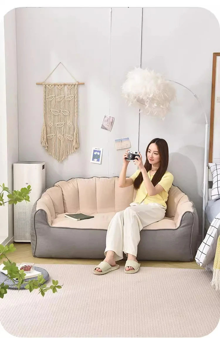 Moderne Wohnzimmersofas, bequemes, entspannendes, faules Sofa, tragbare Puffs-Sofas, Schlafzimmer, Luxus-Sofa, Inneneinrichtung, ästhetische Möbel