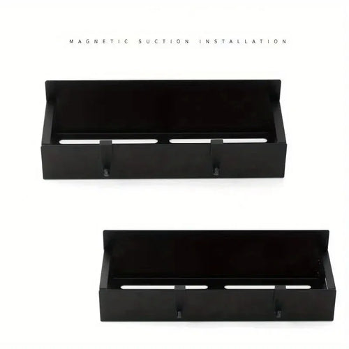 2 Stück magnetisches Lagerregal für Haushalt, Küche, Kühlschrank, Waschmaschine, seitlich hängendes Lagerregal, multifunktionale Lagerung